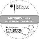 ISO 27001 Zertifikat
