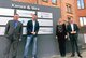 Jörg Lembke (Bürgermeister Bad Oldesloe), Torben Sievers (Leiter des DigitalHubs Bad Oldesloe, dataport.kommunal), Silke Tessmann-Storch (Vorständin Lösungen, Dataport AöR) und Dr. Ingmar Soll (Bereichsleiter kommunale Lösungen und Bürgerservices, dataport.kommunal, v.l.).