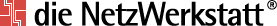 Logo "Die Netzwerkstatt" verlinkt auf die Startseite von die-netzwerkstatt.de